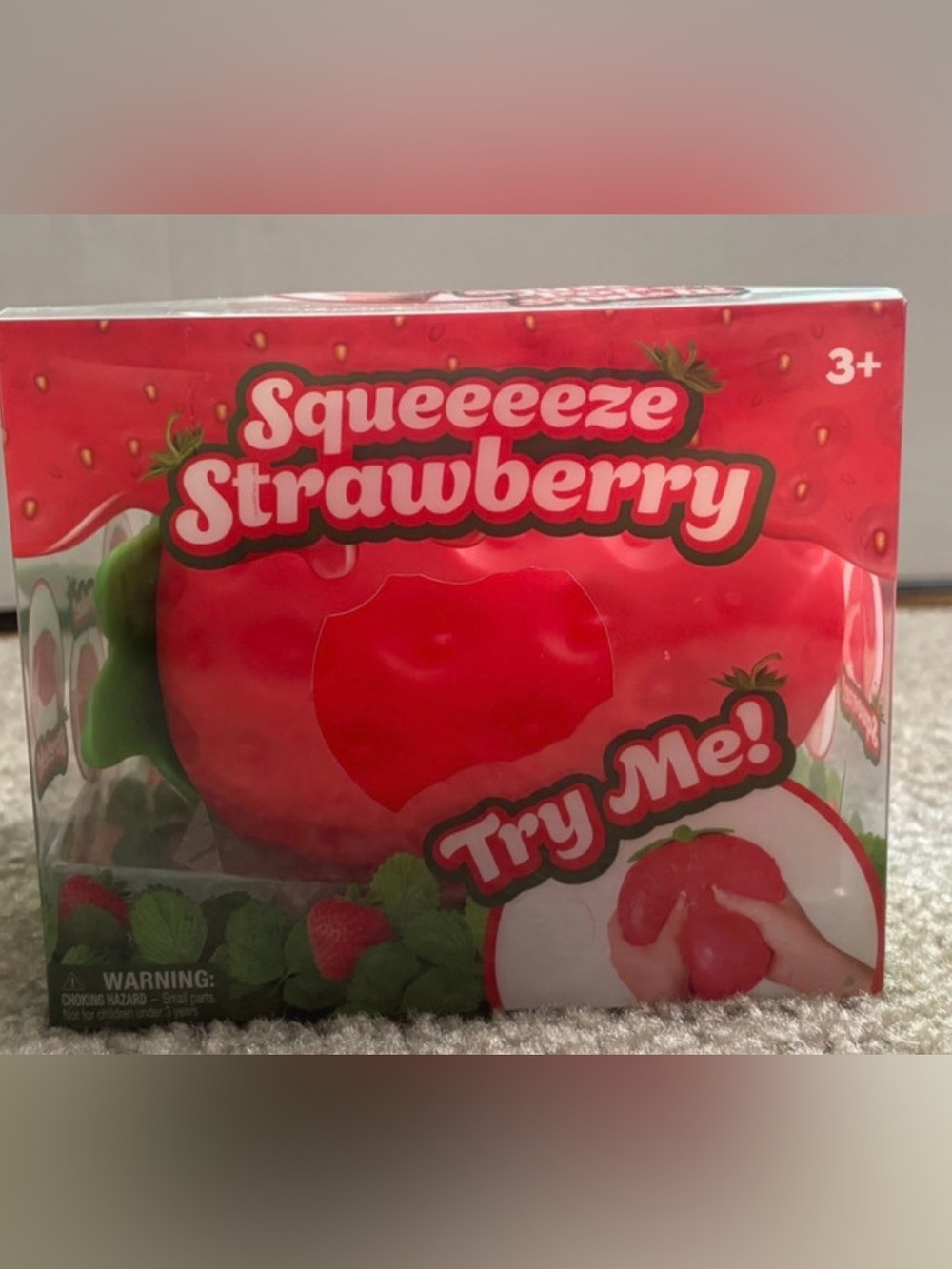 Sunny Days Squeezy XL Squishy Strawberry